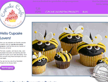 Tablet Screenshot of cupcakecrafts4u.com